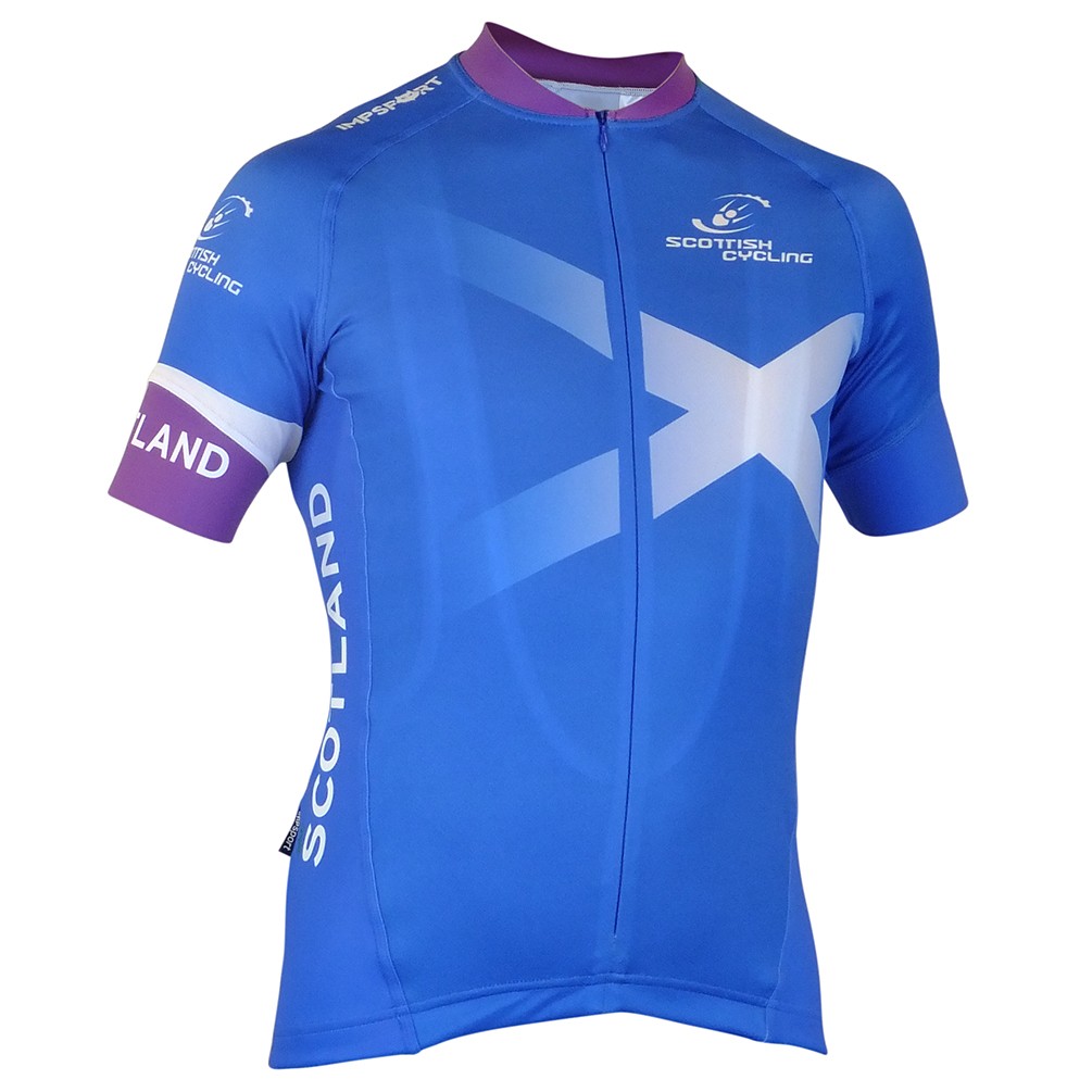 Scottish Cycling Replica Short Sleeved Pro Jersey